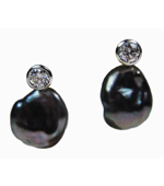 Coleman Douglas Pearls - Keshi Pearl earrings