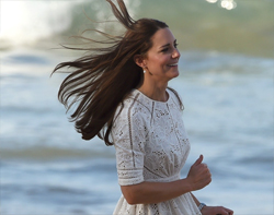 Kate doing the baywatch run