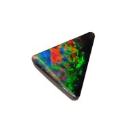 Small triangular opal